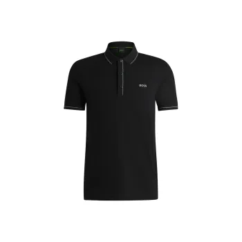 HUGO BOSS Polo Shirts Men Black