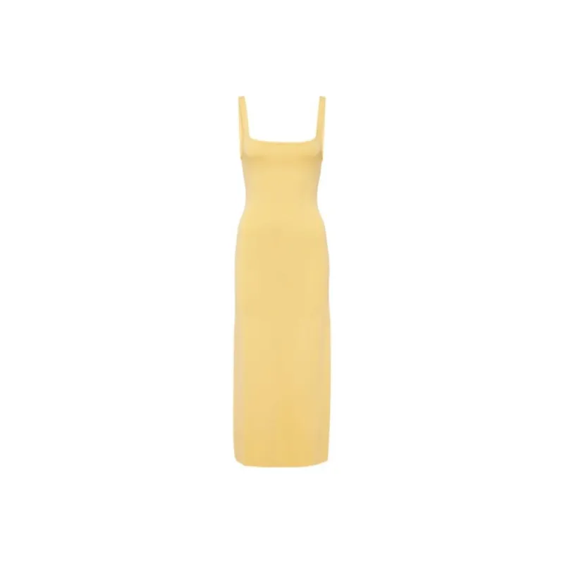 Staud Slip Dresses Women's Lemon-0