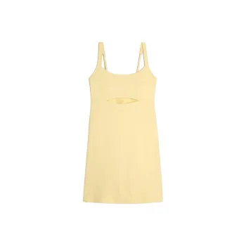 Hollister Slip Dress Women's Yellow