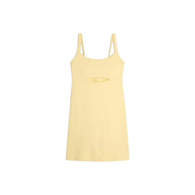 Hollister Slip Dress Women's Yellow-0