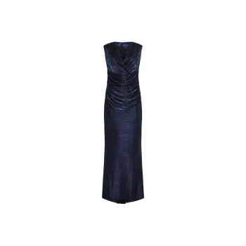 Talbot Runhof Pleated Gown