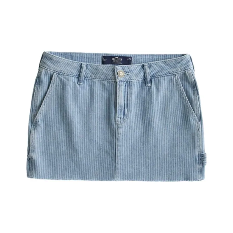 Hollister Casual Short Skirts Women's Light Blue-0