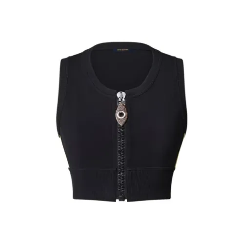 LOUIS VUITTON Technical Jersey Zip-Up Sports Bra