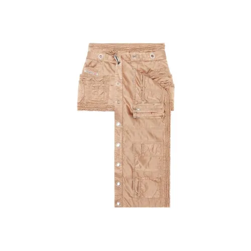 DIESEL Casual Short Skirts Women's Beige