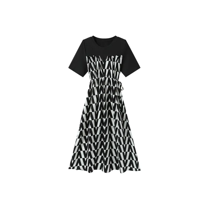 Jonah Anda Short Sleeved Dress Women's Black-0