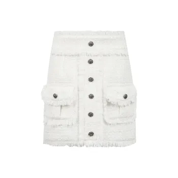 Valeria Obbaco Casual Short Skirts Women's White