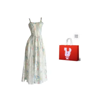 AURORA MUSE Slip Dress Women's Monet Garden