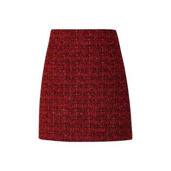 TAMMY TANGS Casual Short Skirts Women's Red