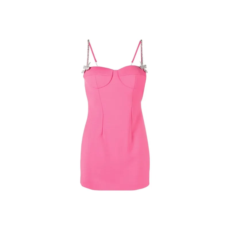AREA Slip Dresses Women's Pink-0