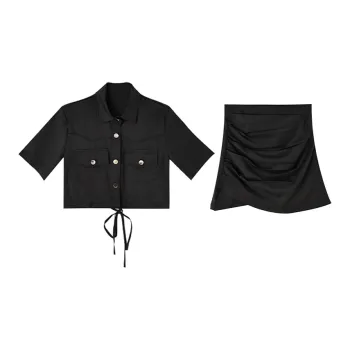 Juden Choi Skirt Set Women's Black