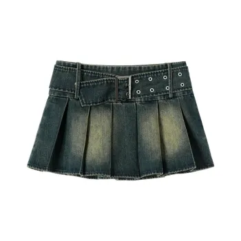 ETERNITY ITA Denim Short Skirts Women's Blue