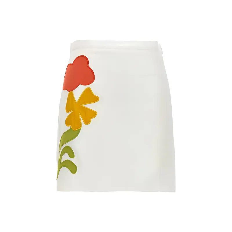 MARNI Casual Short Skirts Women's Ecru-0