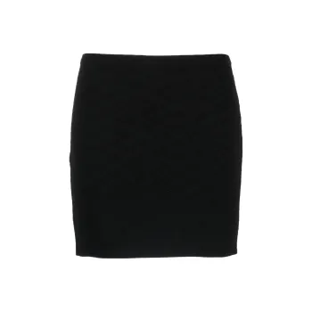Alexander Wang Logo jacquard Stretch Miniskirt