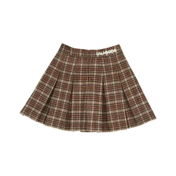 LALABOBO Casual Short Skirts Women's Coffee
