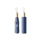 Trifold Dual-Rib Manual Patch Easy Folding Umbrella Haze Blue