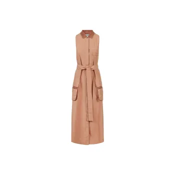 Iceberg SS25 Sleeveless Dress Women's Terracotta