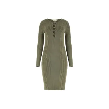 GUESS Long-Sleeved Dresses Women's Green