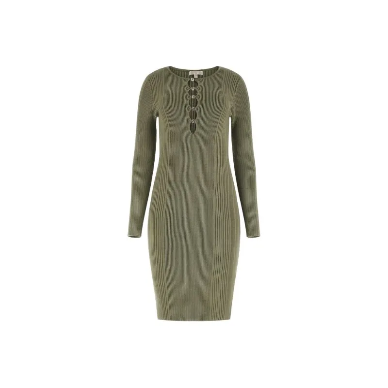 GUESS Long-Sleeved Dresses Women's Green-0