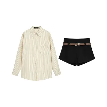 PZGE Casual Suit Women's Yellow+Black