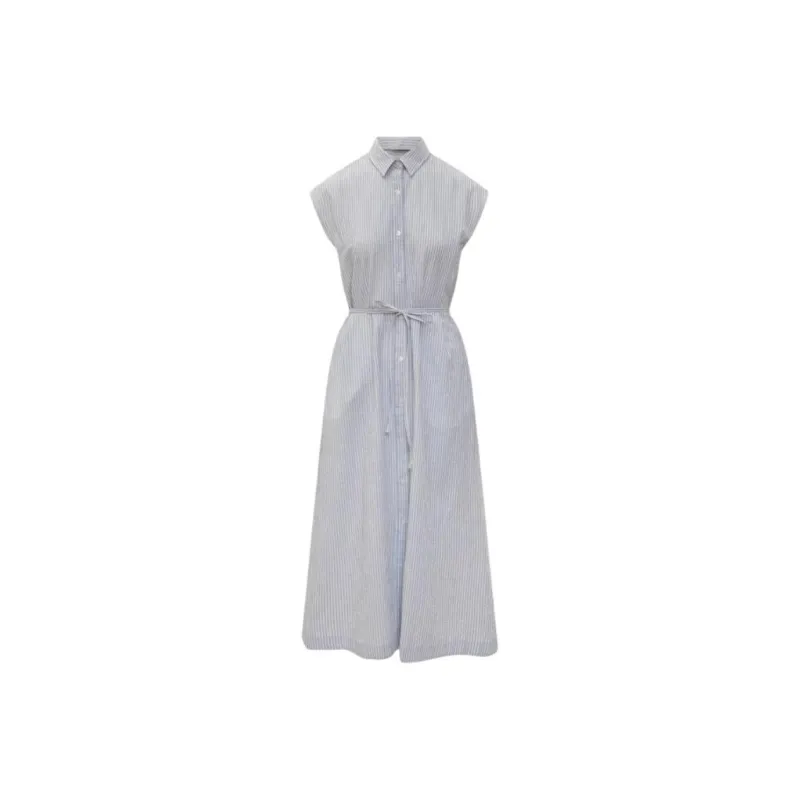WOOLRICH Sleeveless Dress Women's Light Blue-0