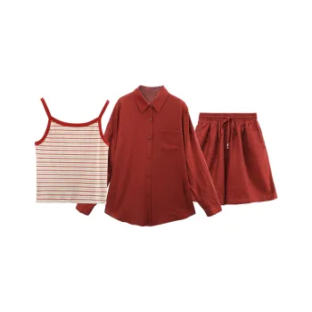 A Paradise For Awakening Casual Suit Women's Burgundy
