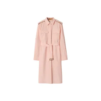 Burberry Trench SS25 Long Sleeved Dress Women's Pink