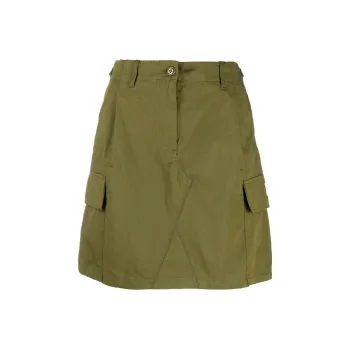 KENZO High Waist Cargo Mini Skirt