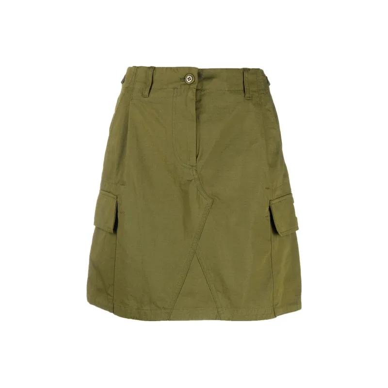 KENZO High Waist Cargo Mini Skirt-0