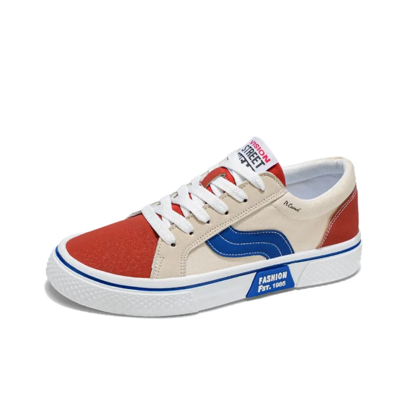 PROTECTCAMEL Slip Resistant, Abrasion Resistant, Breathable Low Top Canvas Shoes Men's-1