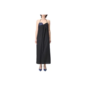 EMPORIO ARMANI Slip Dress Women's Black