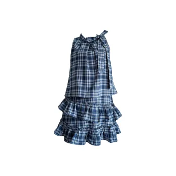 COMMA GIRL Sleeveless Dress Women's Blue