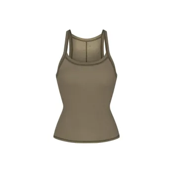 Skims Sleeveless Sports Shirts Women's Army Green/ARMY MULTI