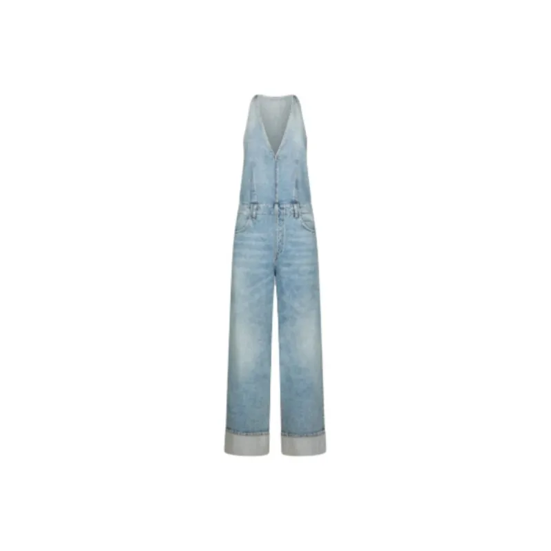 Dondup SS25 Overalls Women's Blue-0