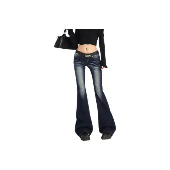 ZNZW Jeans Women's Dark Blue