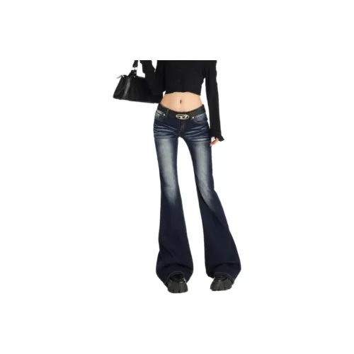 ZNZW Jeans Women's Dark Blue
