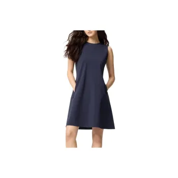 UNIQLO Sleeveless Dress Women's Navy Blue