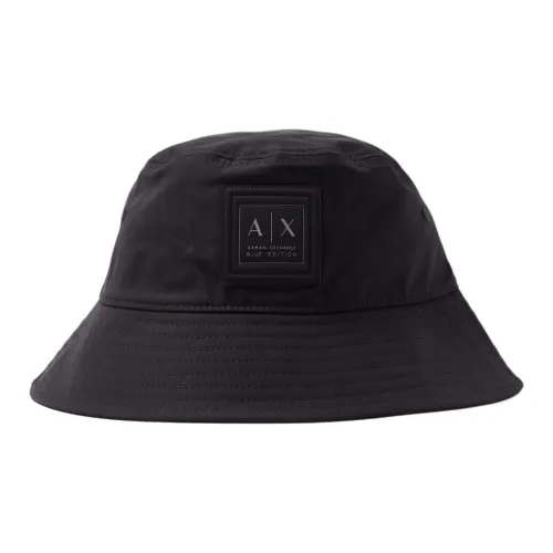 ARMANI EXCHANGEAE Nylon Bucket Hats Men's Black