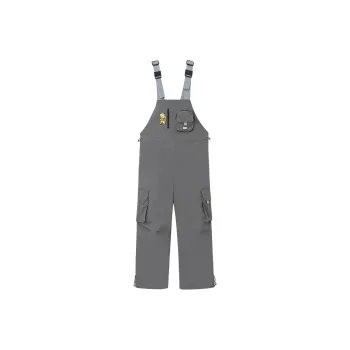 B.Duck Overalls Women's Gray