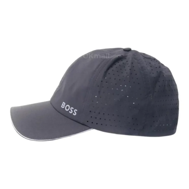 HUGO BOSS Taffeta, Polyester Baseball Caps Unisex Black-1
