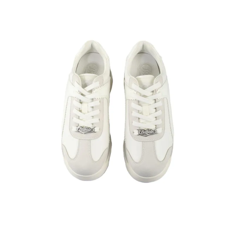 Buffalo Low Top Casual Shoes Unisex White-2
