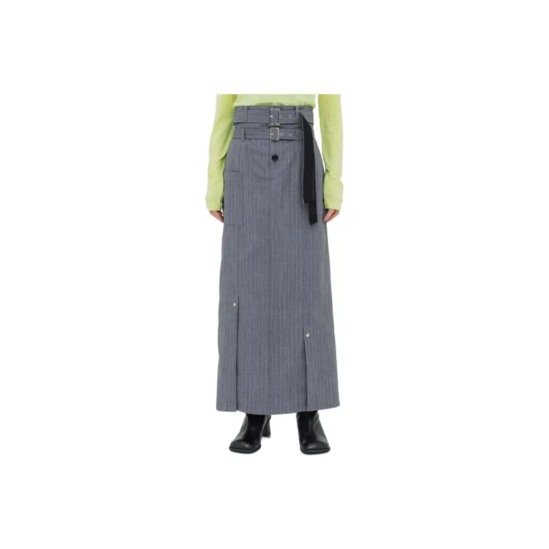 UNITED TOKYO Casual Long Skirts Women's Dark Gray-0