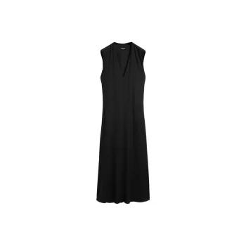 Massimo Dutti Sleeveless Dress Women's Black