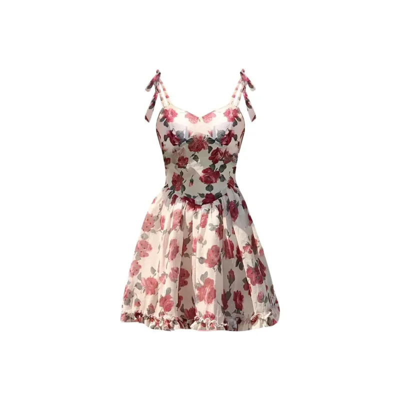 PAIN OR PLEASURE Slip Dress Women's Multicolor-0