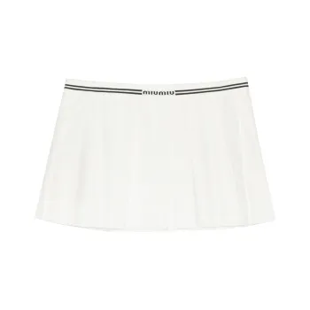 MIU MIU SS23 Casual Short Skirts Women's White
