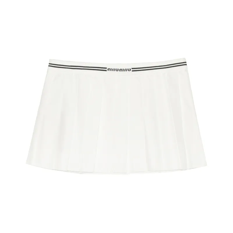 MIU MIU SS23 Casual Short Skirts Women's White-0