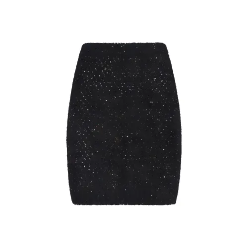 BALMAIN Sequin embellished High waist Miniskirt