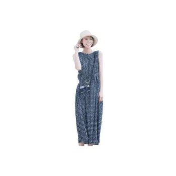 ZIMO Sleeveless Dress Women's Navy Blue