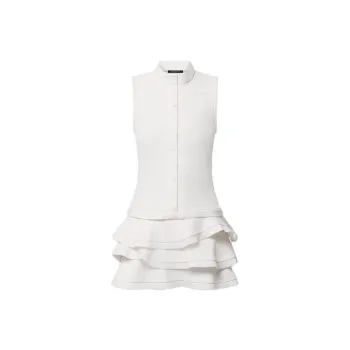 LOUIS VUITTON Low Waist Ruffle Dress