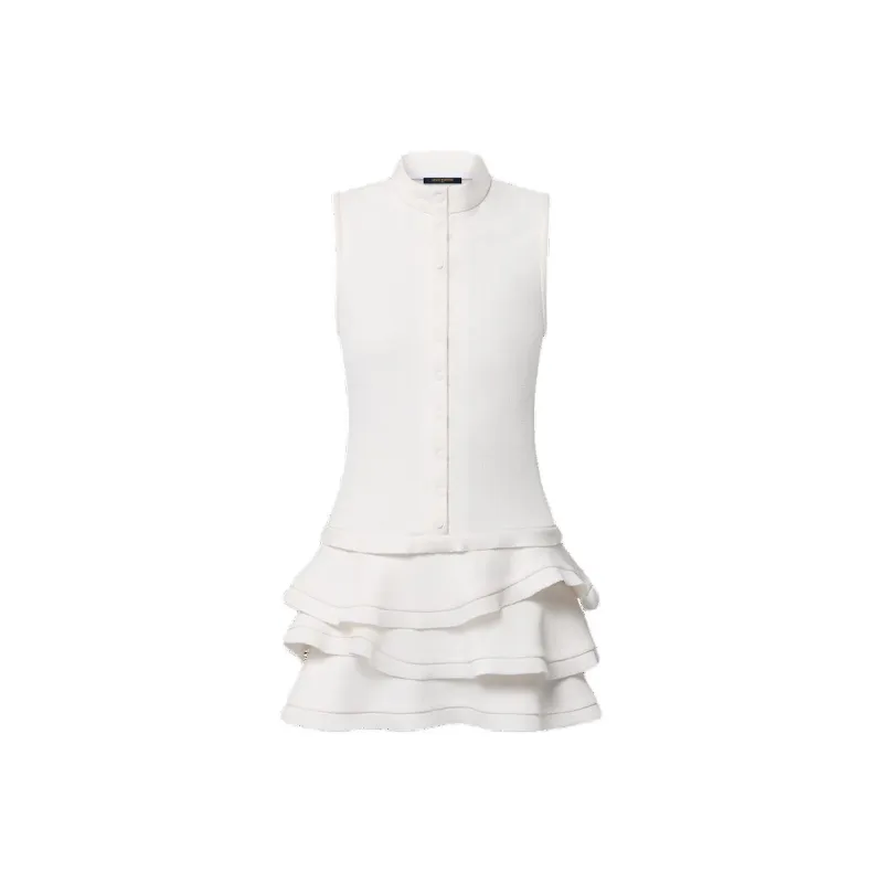 LOUIS VUITTON Low Waist Ruffle Dress-0