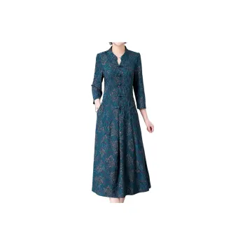 Mapping Long-Sleeved Dresses Women's
